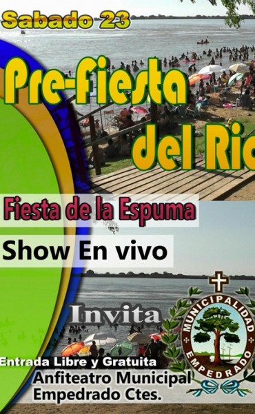 Programa &ldquo;Pre-Fiesta del R&iacute;o&rdquo;  