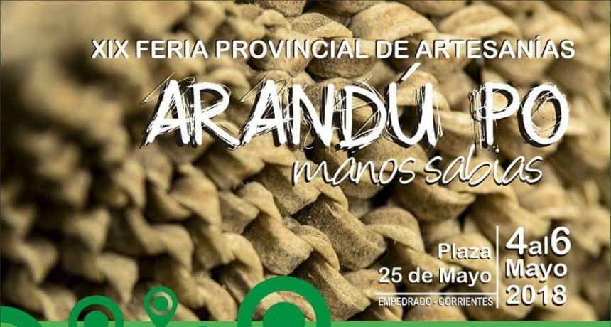 Se suspendi&oacute;  la Feria Provincial de Artesan&iacute;as &ldquo;Arand&uacute; Po
