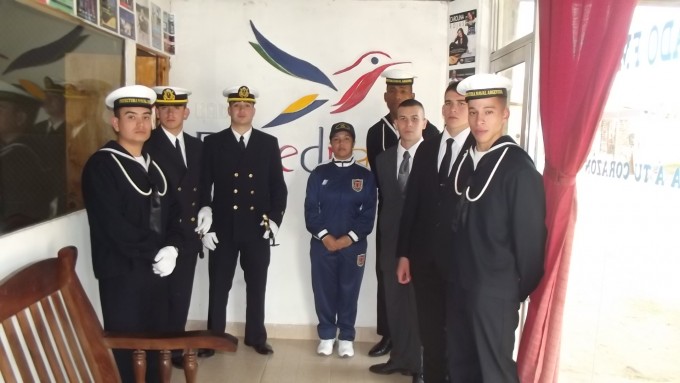 Visita de una delegaci&oacute;n de la  Prefectura Naval Argentina