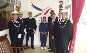 Visita de una delegaci&oacute;n de la  Prefectura Naval Argentina