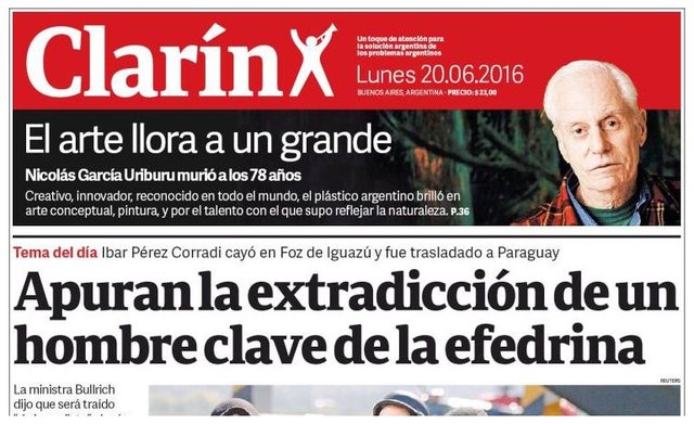 Incre&iacute;ble error ortogr&aacute;fico: Clar&iacute;n invent&oacute; una palabra en su tapa y en las redes no lo perdonaron