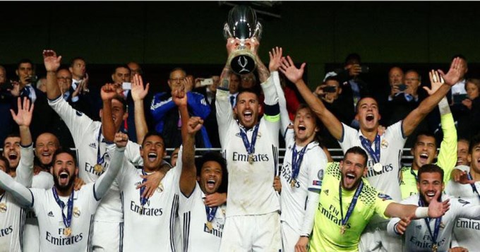 El Real Madrid se qued&oacute; con la Supercopa de Europa