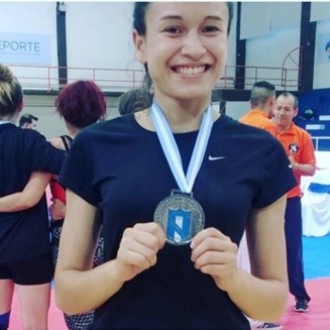   Mail&eacute;n Sotelo Subcampeona en el Torneo Galas del Taekwondo WTF