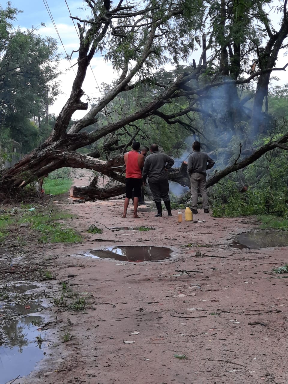 Otra vez, tormenta causa destrozos en Empedrado